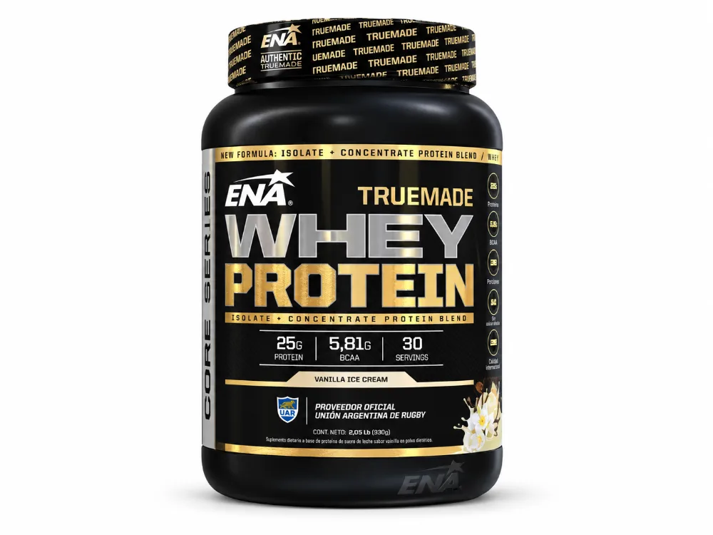 Whey protein ENA Sport True Made Proteína sabor vainilla