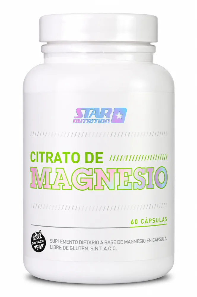 Citrato De Magnesio Star Nutrition 60 capsulas